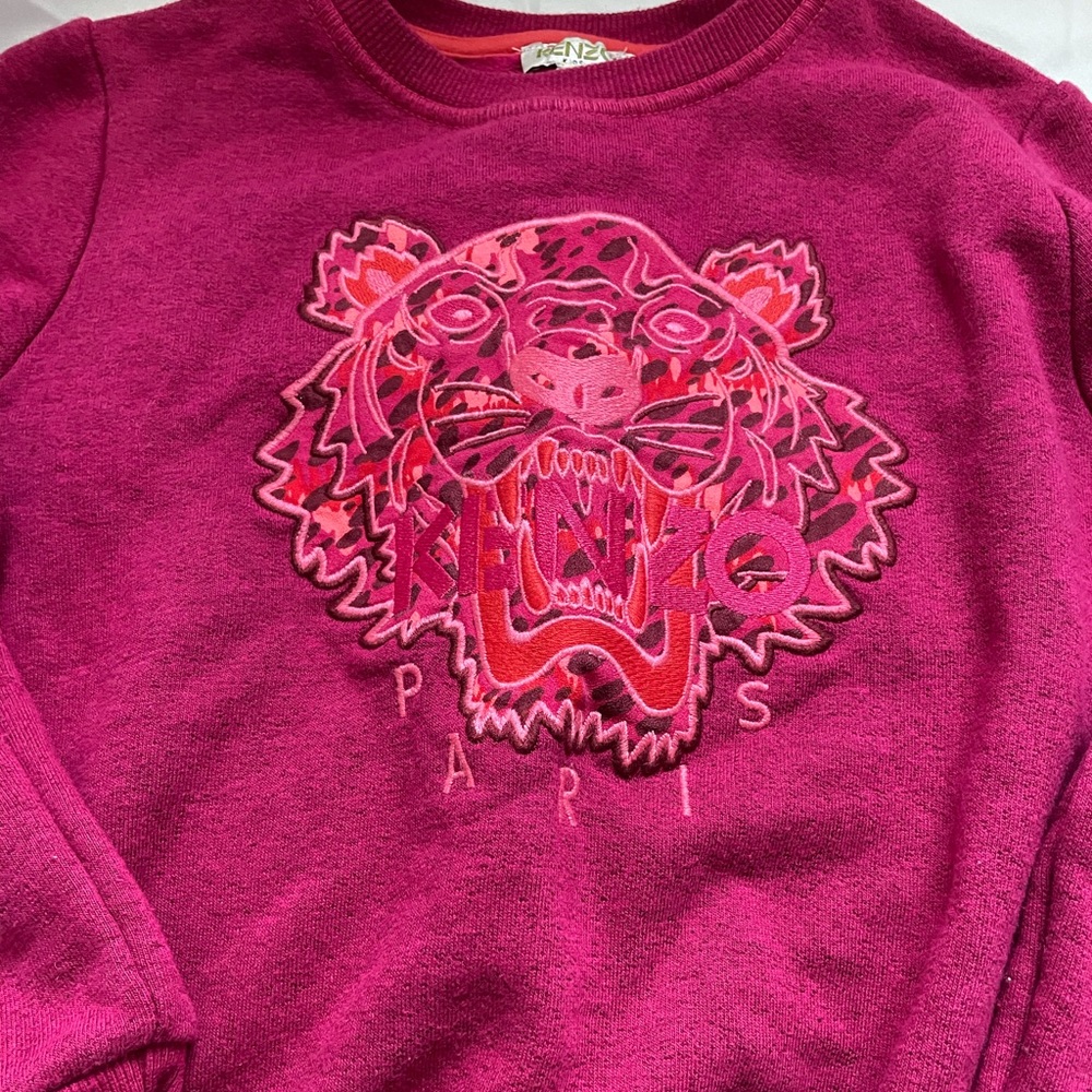 PERFECT KENZO Embroidered Sweater Girls Size 8